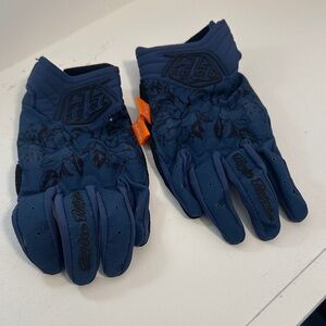 Troy Lee Designs Mtb Blue Floral Gloves